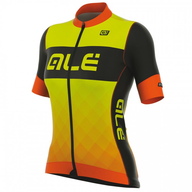 2017 Damen Ale R-EV1 Rumbles Radtrikot Kurzarm Orange Gelb Fluo 833ROSR 2017 Damen Ale R-EV1 Rumbles Radtrikot Kurzarm Orange Gelb Fluo 833ROSR