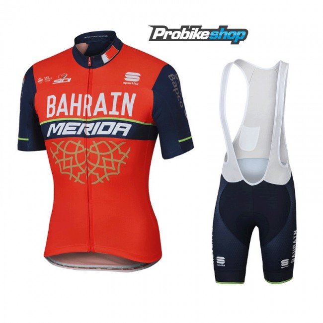 BAHRAIN-MERIDA Fahrradbekleidung Satz Radtrikot Kurzarm+Kurz Trägerhose 2017 757WQHL BAHRAIN-MERIDA Fahrradbekleidung Satz Radtrikot Kurzarm+Kurz Trägerhose 2017 757WQHL