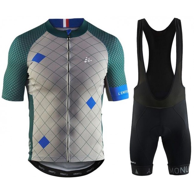 CRAFT MONUMENTS Lenfer Du Nord 2017 Fahrradbekleidung Satz Radtrikot Kurzarm+Kurz Trägerhose 431XNAK CRAFT MONUMENTS Lenfer Du Nord 2017 Fahrradbekleidung Satz Radtrikot Kurzarm+Kurz Trägerhose 431XNAK