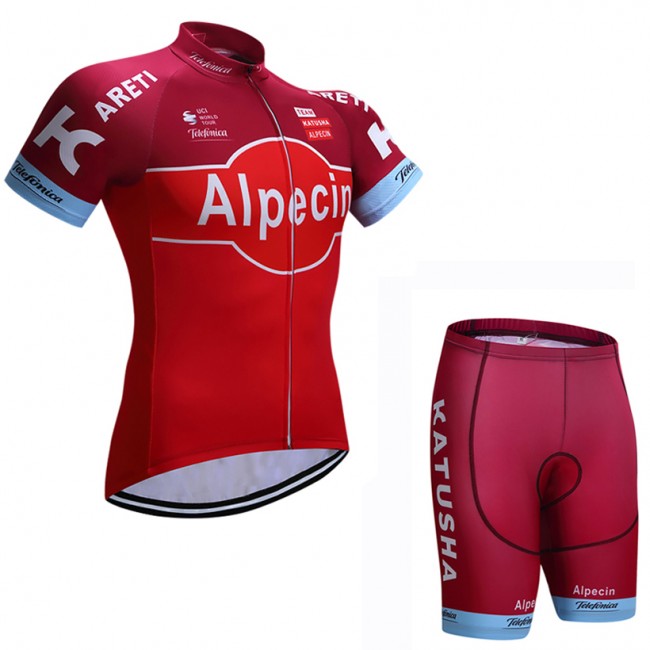 2017 KATUSHA Alpecin Fahrradbekleidung Satz Radtrikot Kurzarm+Kurz Radhose 754TNJR 2017 KATUSHA Alpecin Fahrradbekleidung Satz Radtrikot Kurzarm+Kurz Radhose 754TNJR