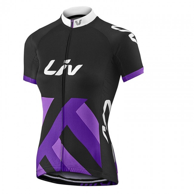 2017 Liv Damen Schwarz-lila Radtrikot Kurzarmen 966ZMLR 2017 Liv Damen Schwarz-lila Radtrikot Kurzarmen 966ZMLR