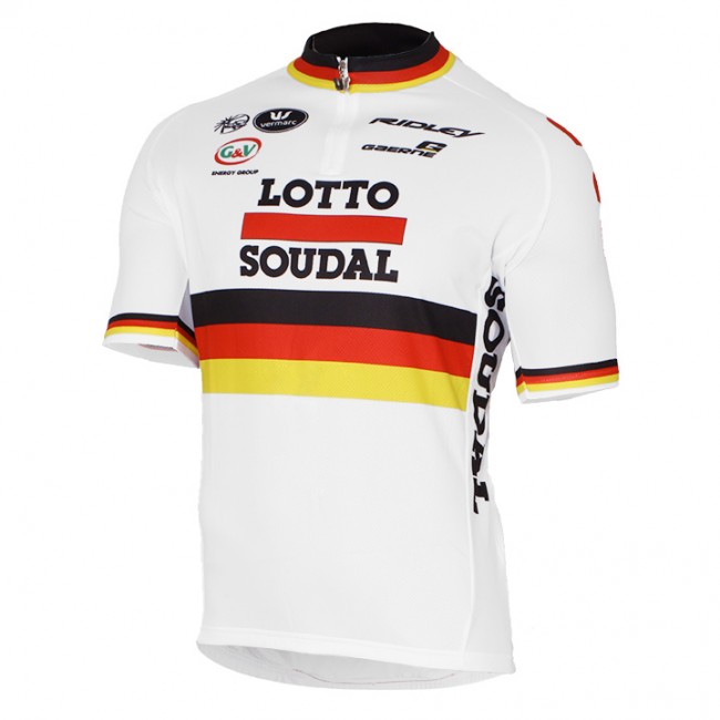 2017 LOTTO SOUDAL Germany Weiß Radtrikot Kurzarm 566NCAJ 2017 LOTTO SOUDAL Germany Weiß Radtrikot Kurzarm 566NCAJ
