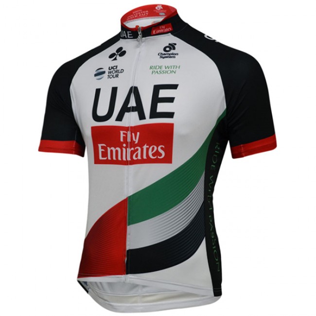 2017 Uae Abu Dhabi Radtrikot Kurzarm 218EKAK 2017 Uae Abu Dhabi Radtrikot Kurzarm 218EKAK